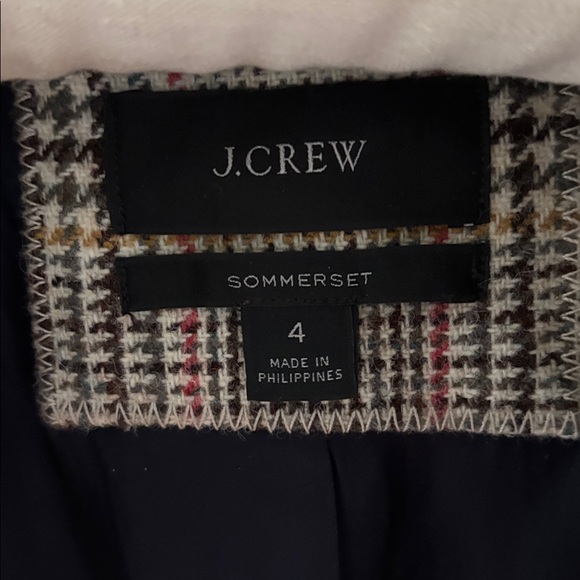 J. Crew Checkered Wool Blazer - Picture 2 of 4